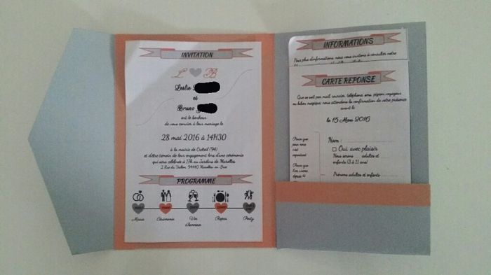 Mon prototype de faire part diy - 2