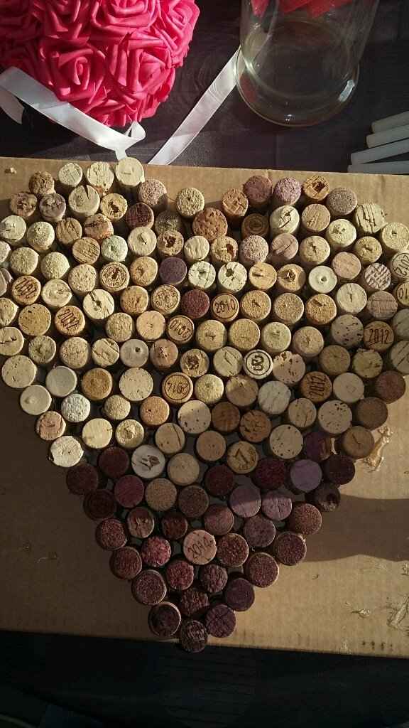 Déco coeur bouchon de liège - 1