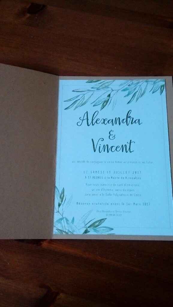 Faire part maison fini - 2