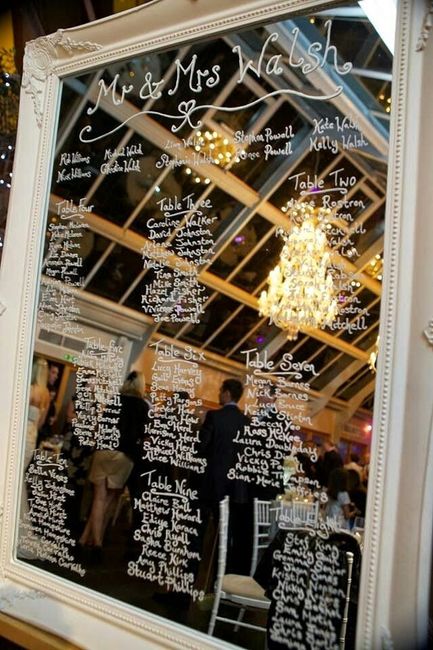 Miroire plan de table - 1