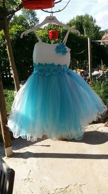 La robe de notre princesse  et la robe de nos petites demoiselles  d'honneur - 3