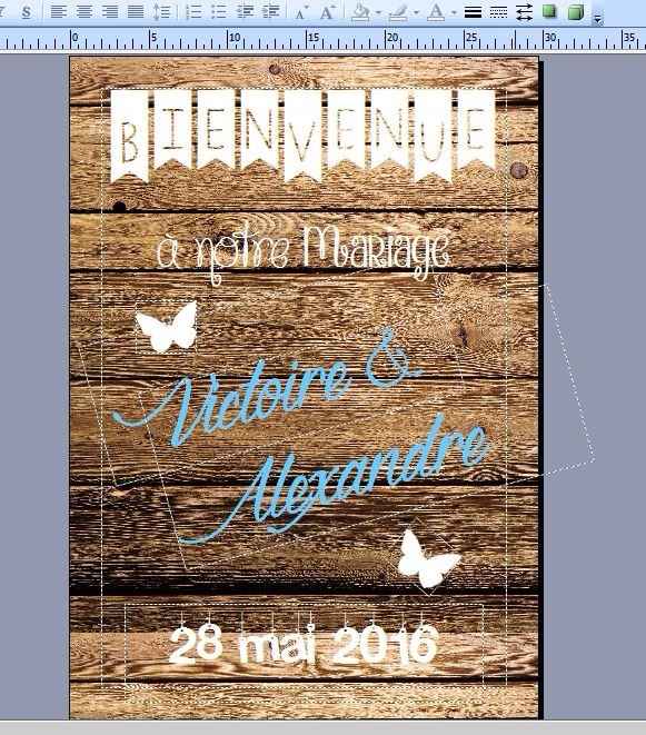 Notre affiche de bienvenue