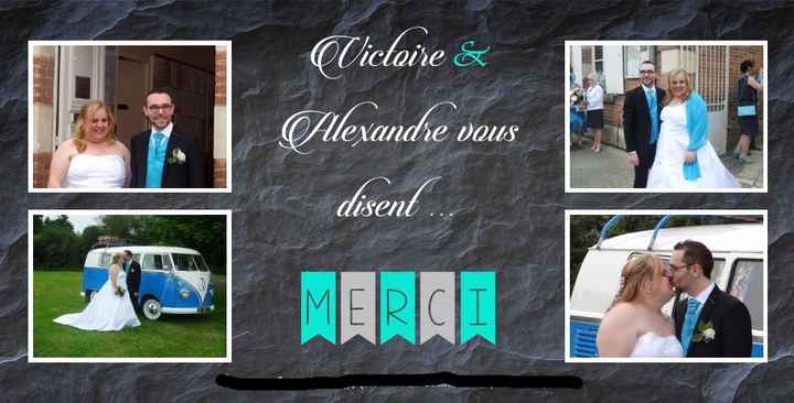 Maquette faire part de remerciements