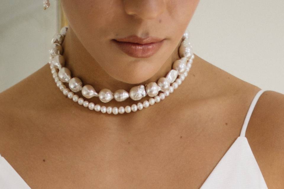 Parure en perles