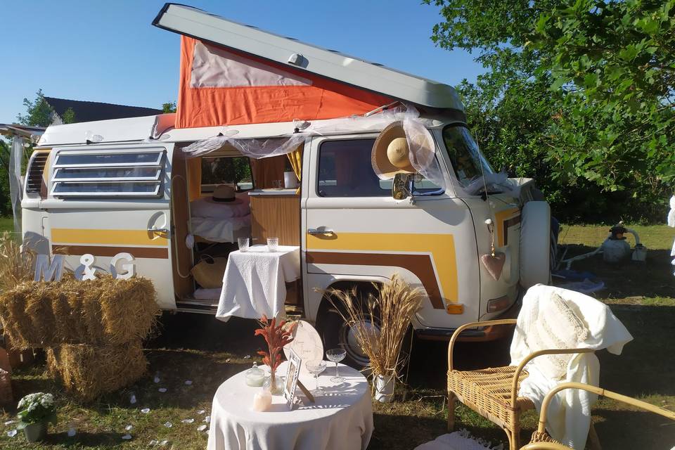 Combi Scooby mariage boheme