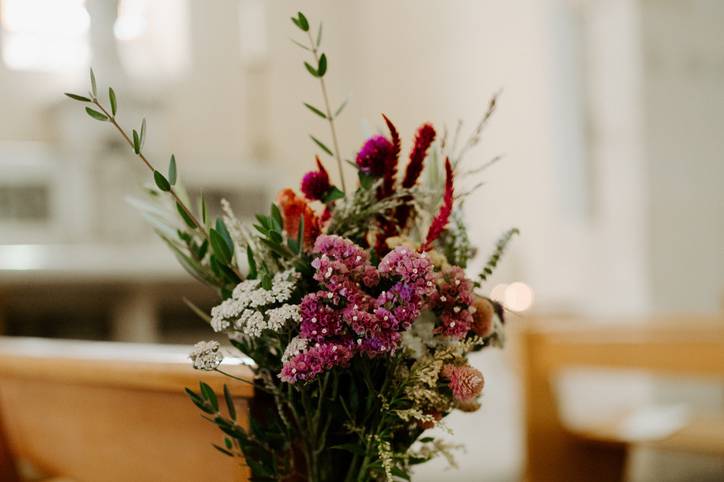 Bouquet bancs d'église