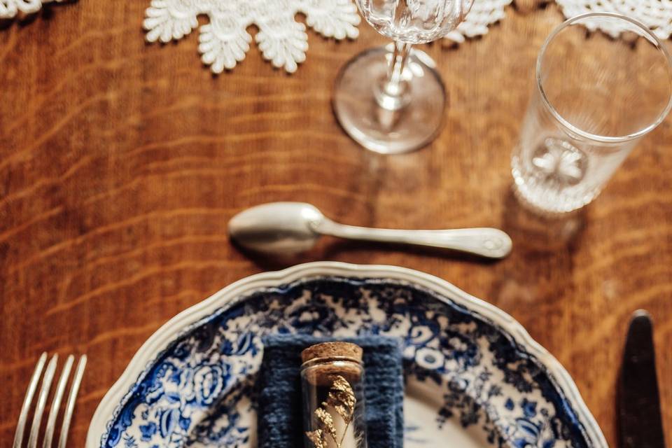 Table bleu