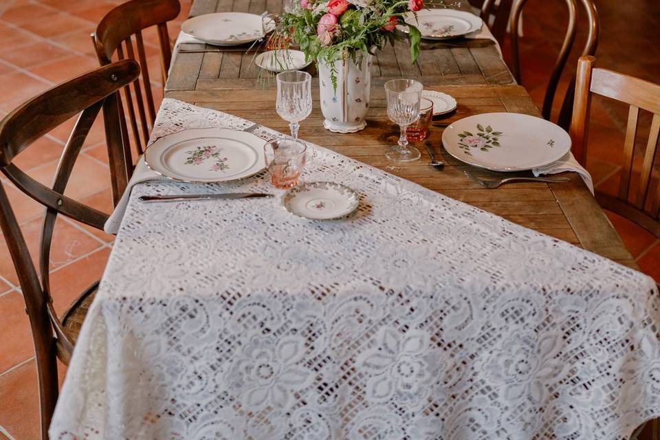 Table fleuris