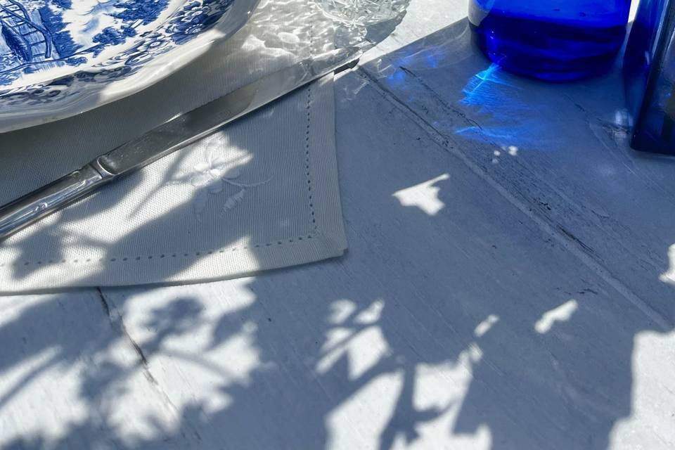 Table bleu
