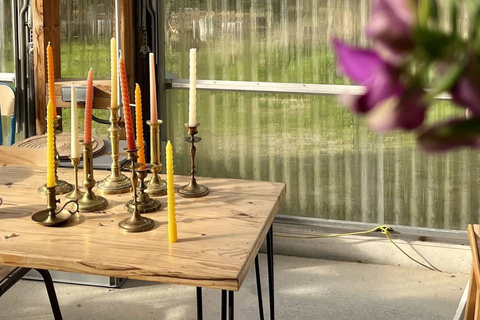 Bougeoirs à la Belle folie