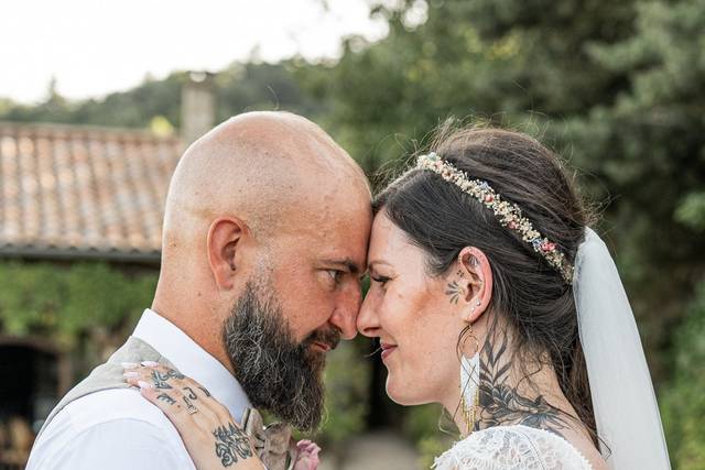 Photos de mariage drôme couple
