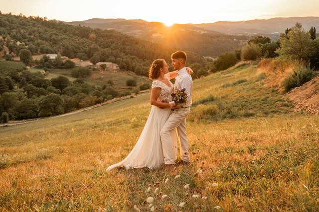 Photos de mariage drôme couple