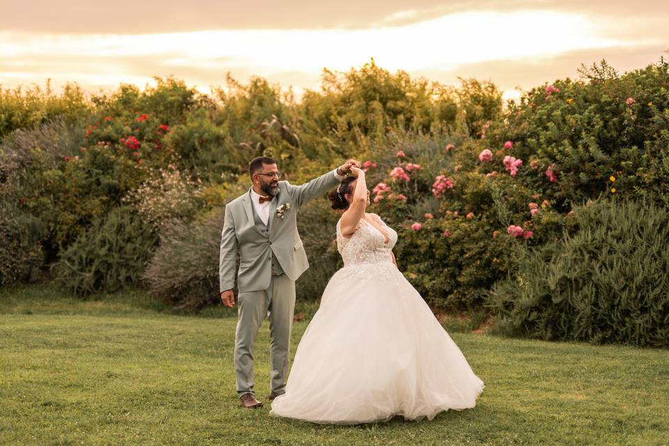 Photos de mariage drôme couple