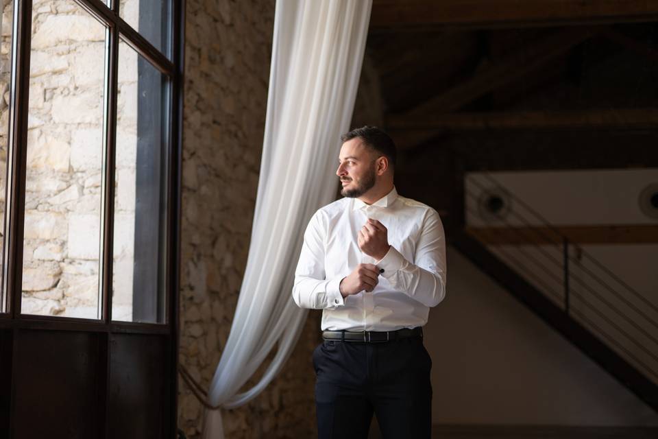 Les préparatifs du marié