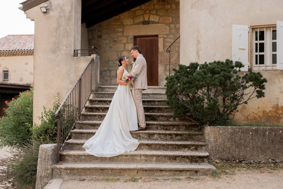 Photos de mariage drôme couple