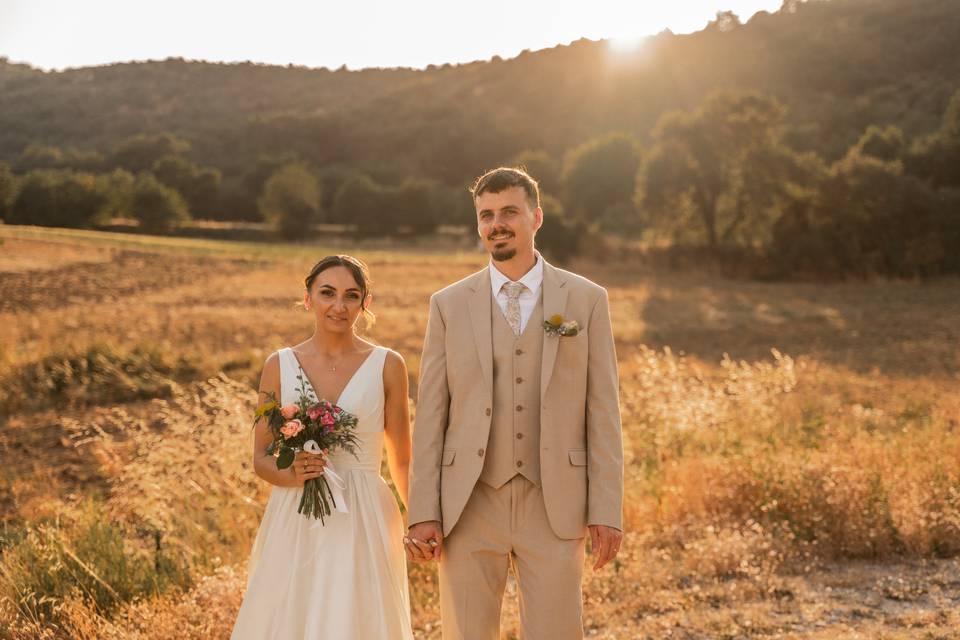Photos de mariage drôme couple