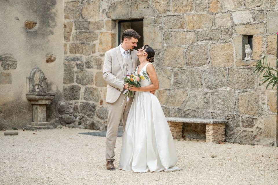 Photos de mariage drôme couple