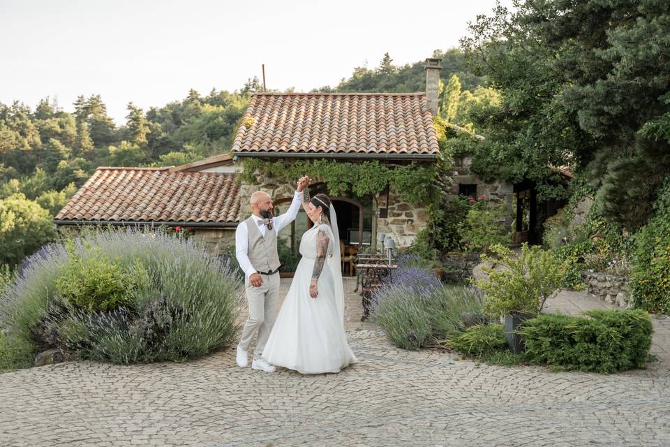 Photos de mariage drôme couple