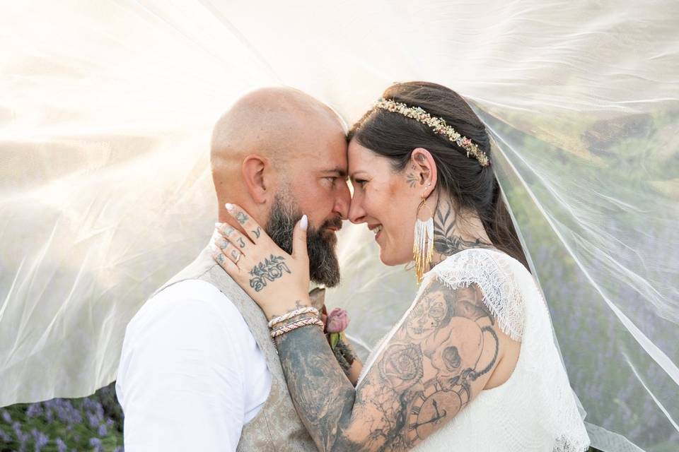 Photos de mariage drôme couple