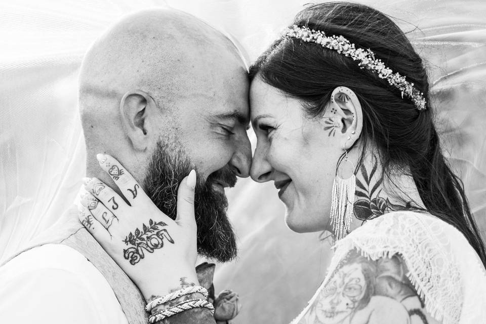 Photos de mariage drôme couple