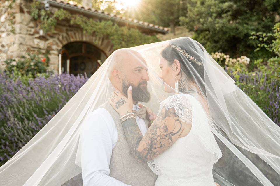 Photos de mariage drôme couple