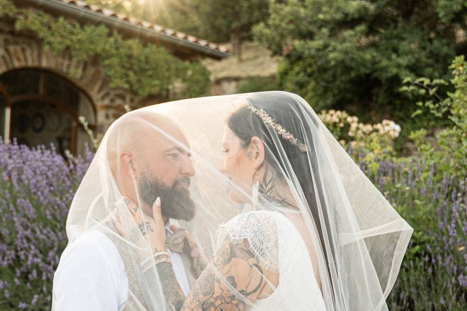 Photos de mariage drôme couple