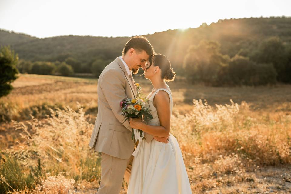 Photos de mariage drôme couple