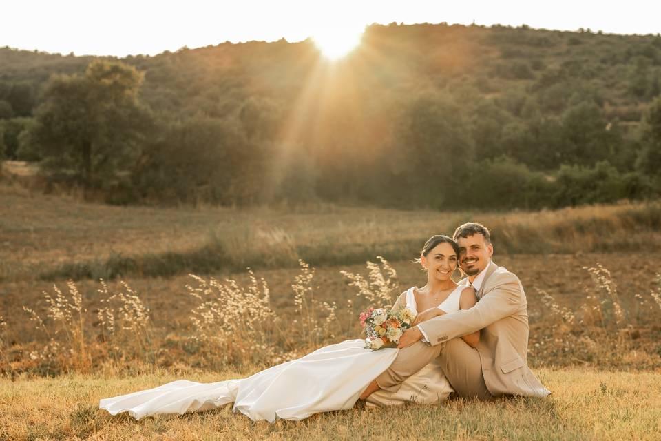 Photos de mariage drôme couple