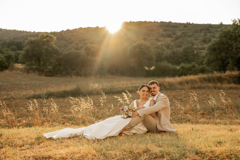 Photos de mariage drôme couple