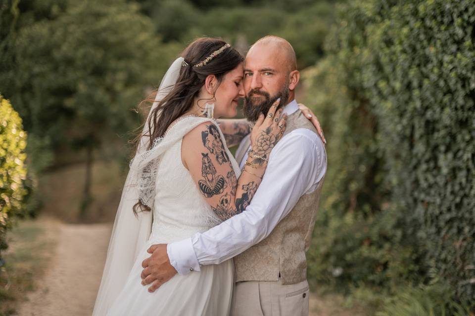 Photos de mariage drôme couple