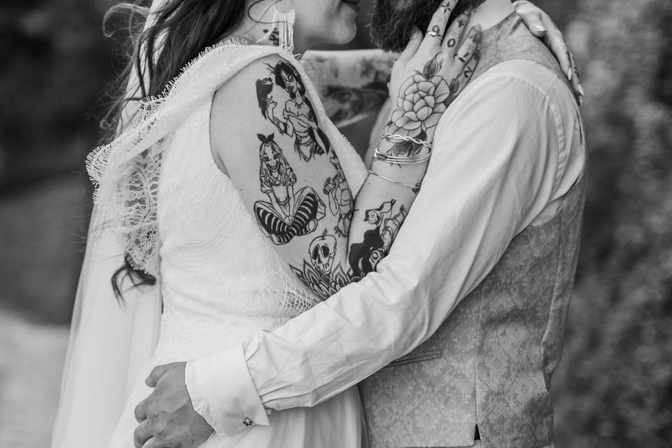 Photos de mariage drôme couple