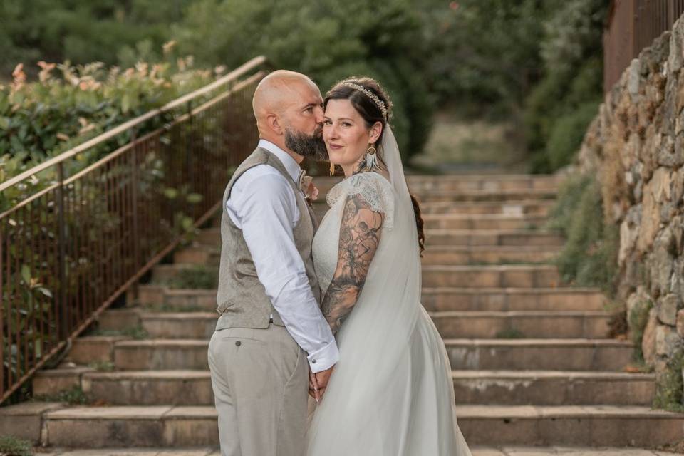 Photos de mariage drôme couple