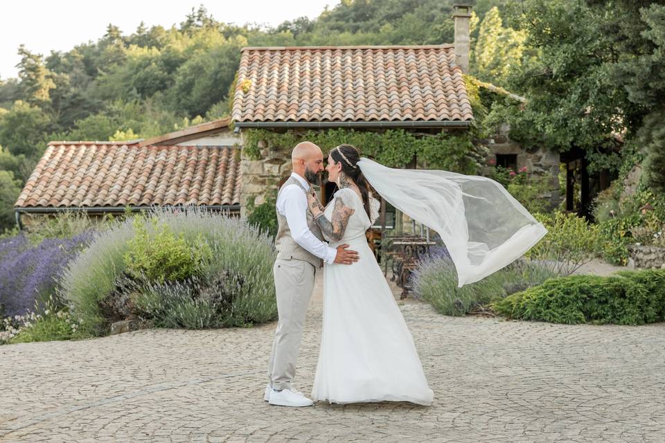 Photos de mariage drôme couple