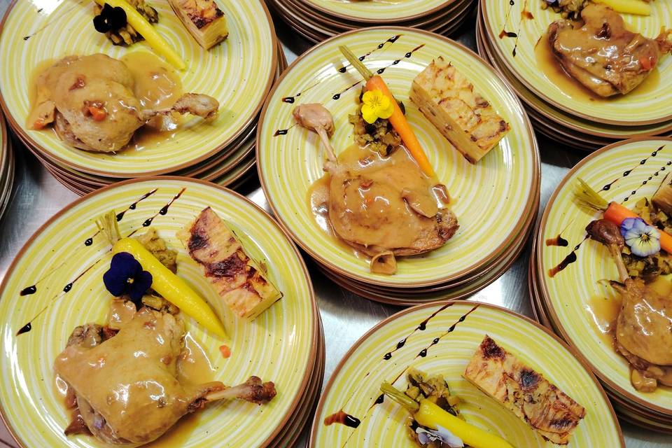 Canard confit forestier