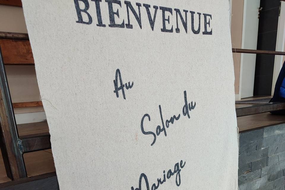 Bannière Tissus personnalisée