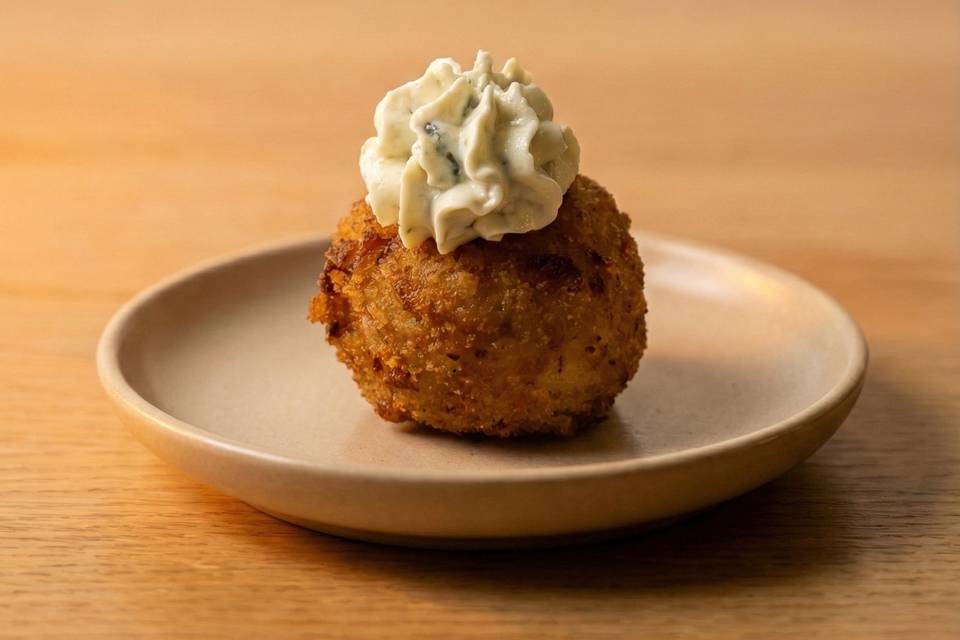 Arancini creme de basilic