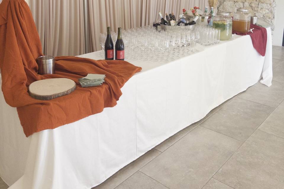 Buffet de boissons