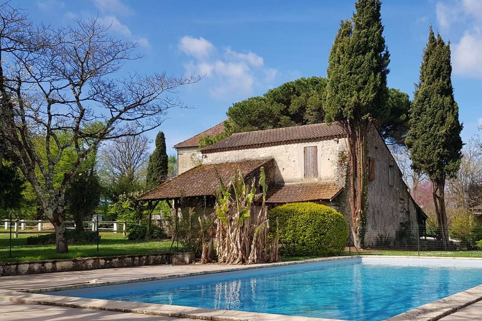 La piscine du domaine