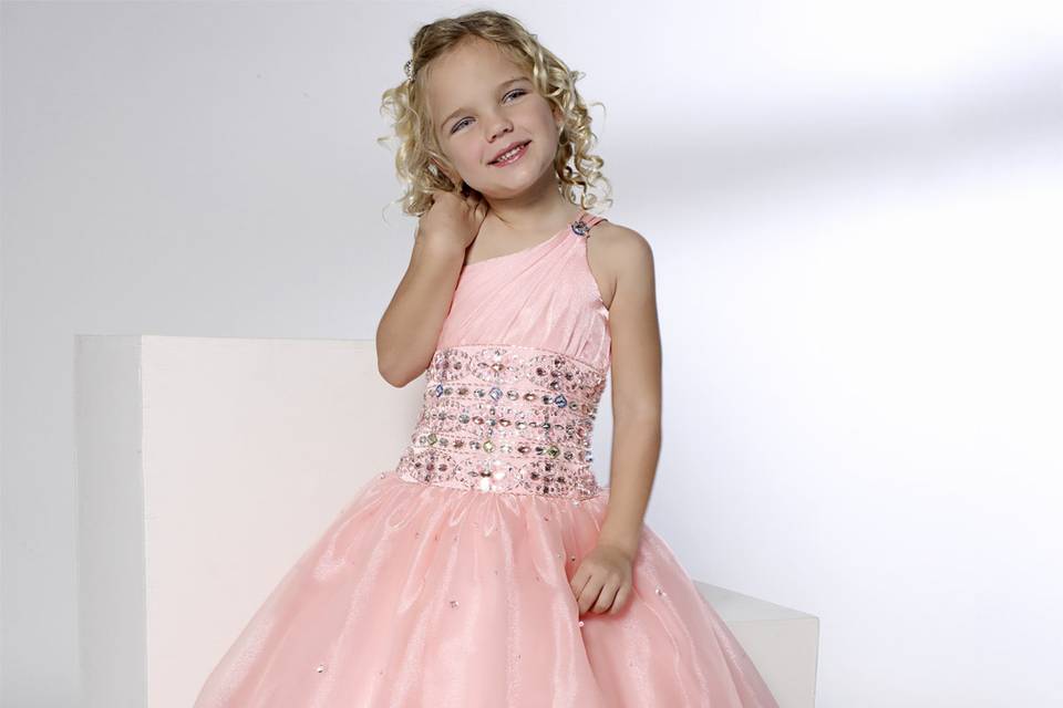 Robe de petite fille d'honneur