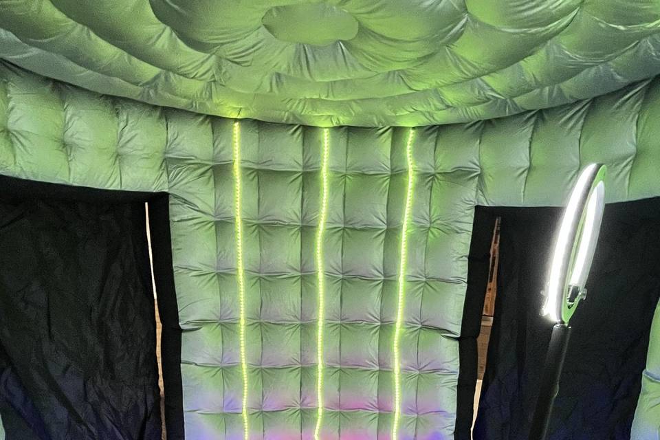 Vidéobooth + Cabine LED