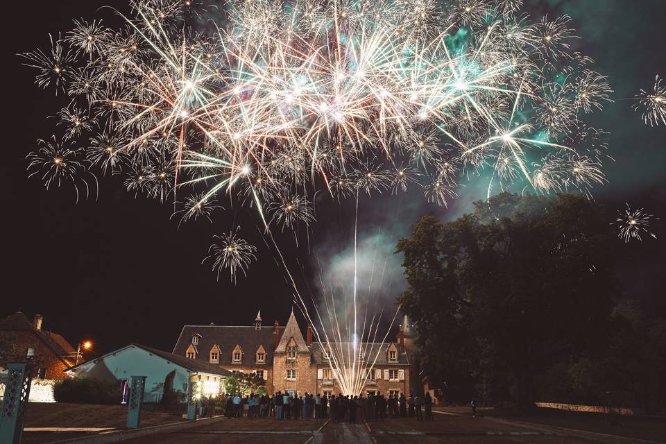 Feu d'artifice à Beltane