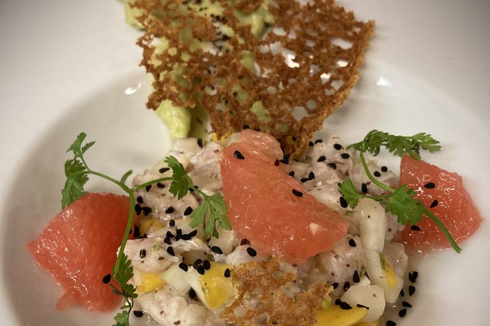 Tartare de Bar aux agrumes