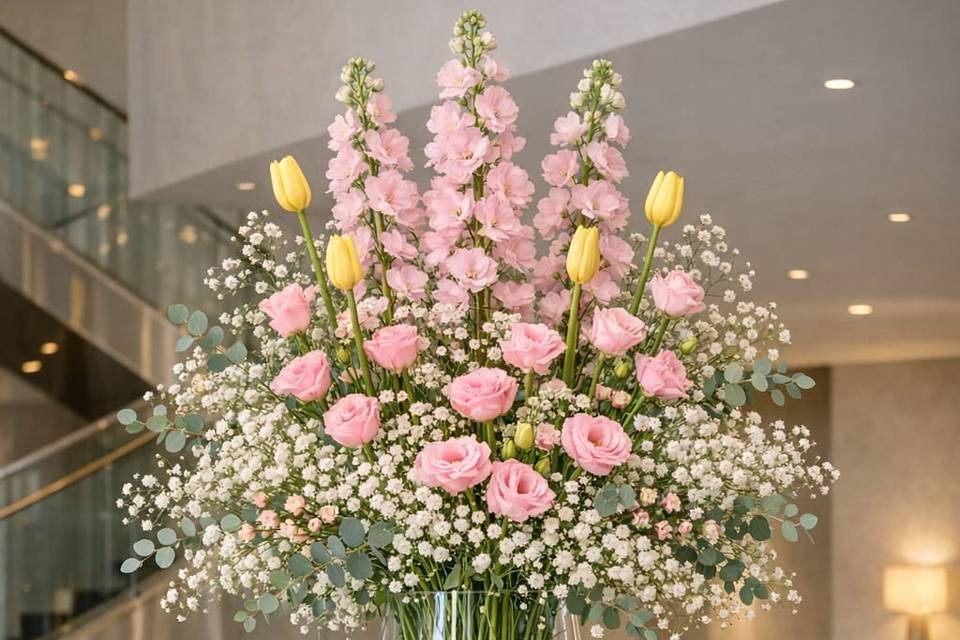 Vase xxl pour une entrée de re