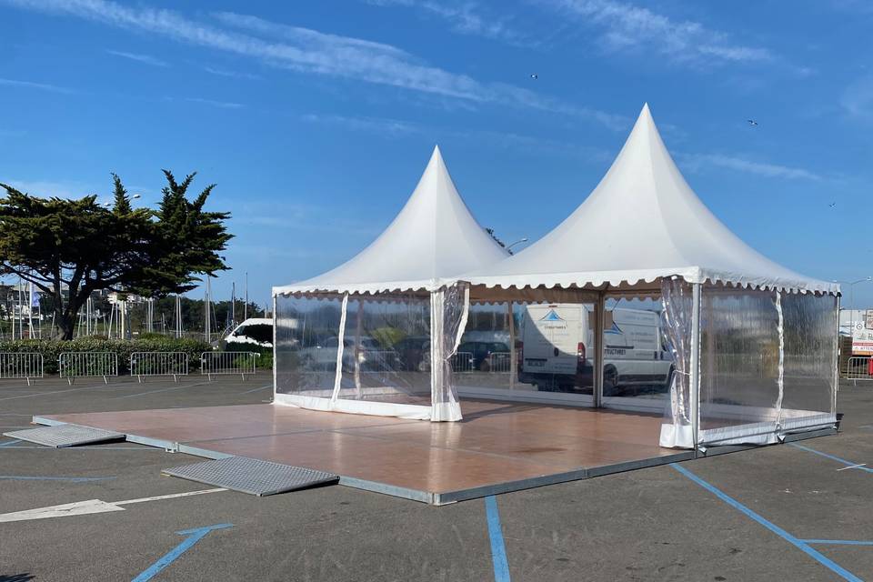 2 Gardens 5X5m + terrasse