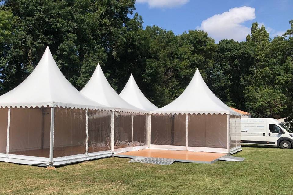 4 Gardens 5X5m + terrasse