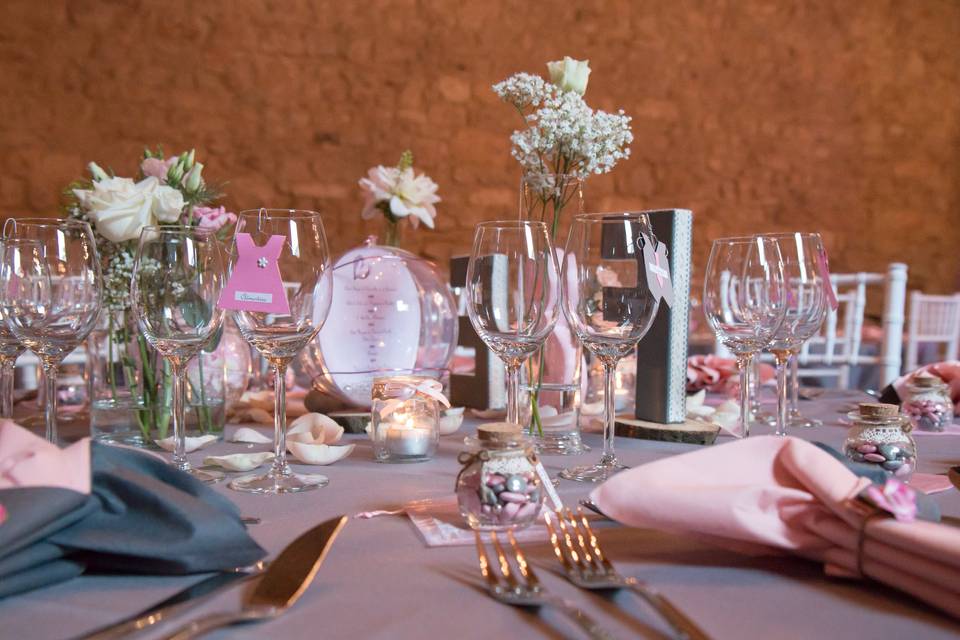 Mariage - Décoration table