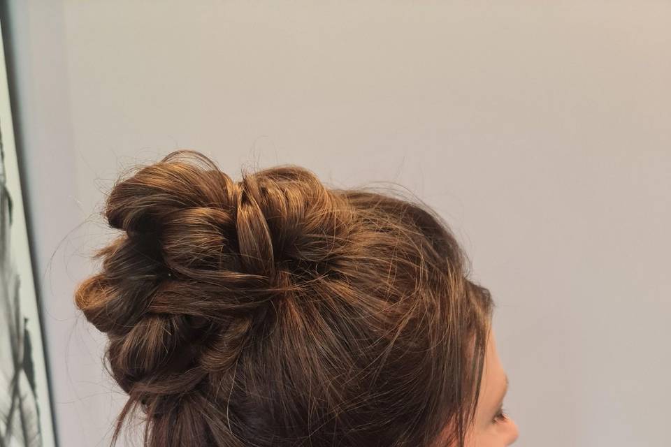 Chignon haut