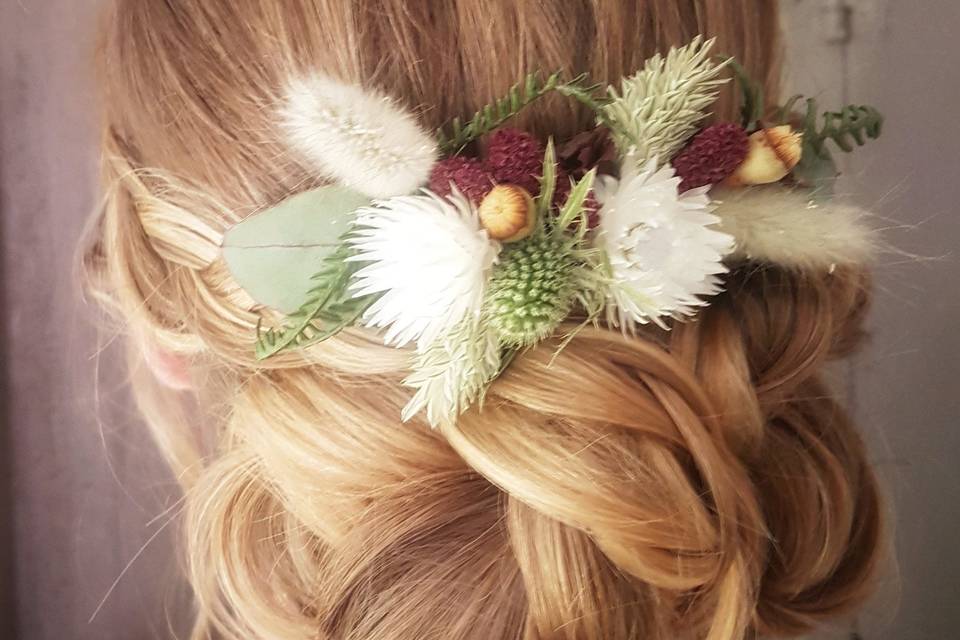 Chignon temoin de mariage