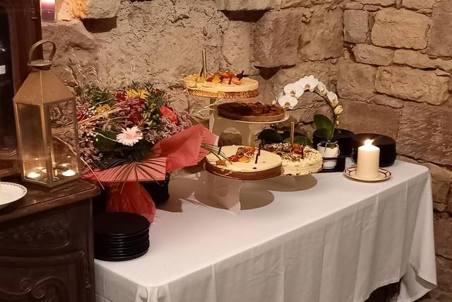 Dessert dans un château