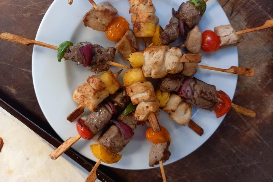 Brochettes de viande